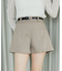 ベルト付きショートパンツ