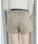 ベルト付きショートパンツ