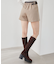 ベルト付きショートパンツ