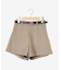 ベルト付きショートパンツ