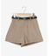 ベルト付きショートパンツ
