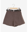 ベルト付きショートパンツ