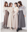 ウエストきゅっとミルフィーユワンピ