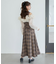 ウエストきゅっとミルフィーユワンピ