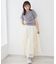 ティアードヘムラインスカート