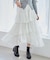 エアリーイレヘムティアードスカート