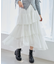 エアリーイレヘムティアードスカート