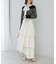 エアリーイレヘムティアードスカート