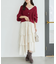 エアリーイレヘムティアードスカート