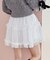 シアーギャザーフリルミニスカパン