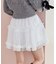 シアーギャザーフリルミニスカパン