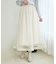 裾ベロアチュールスカート
