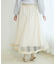 裾ベロアチュールスカート