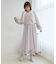 裾ベロアチュールスカート