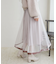 裾ベロアチュールスカート