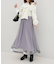 裾ベロアチュールスカート