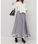 裾ベロアチュールスカート