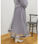 裾ベロアチュールスカート