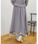 裾ベロアチュールスカート