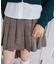 ベルトセットプリーツミニスカパン
