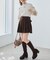 ベルトセットプリーツミニスカパン