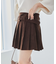 ベルトセットプリーツミニスカパン
