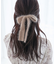 ニットリボンヘアアクセ