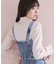 フロントレースアップビスチェ