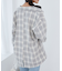 フラップレースルーズシルエットシャツ