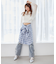 フラップレースルーズシルエットシャツ