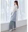 フラップレースルーズシルエットシャツ