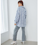 フラップレースルーズシルエットシャツ
