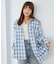 フラップレースルーズシルエットシャツ