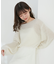 キラキラドロストメッシュニット