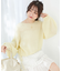 キラキラドロストメッシュニット