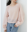 キラキラドロストメッシュニット
