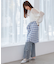 サイドレースアップ美脚デニム