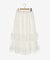 ティアードレースフリルスカート