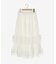 ティアードレースフリルスカート