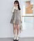 フロントリボンミニワンピース