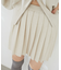 ニットプリーツミニスカパン
