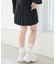 ニットプリーツミニスカパン
