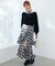 フリルデザインスリットスカート