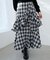フリルデザインスリットスカート