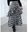フリルデザインスリットスカート