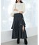 フリルデザインスリットスカート