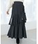 フリルデザインスリットスカート