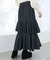 フリルデザインスリットスカート