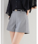 ベルト付きショートパンツ