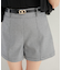 ベルト付きショートパンツ